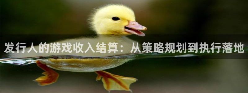 新宝GG官网代理注册地址：发行人的游戏收入结算：从策略规划到执行落地