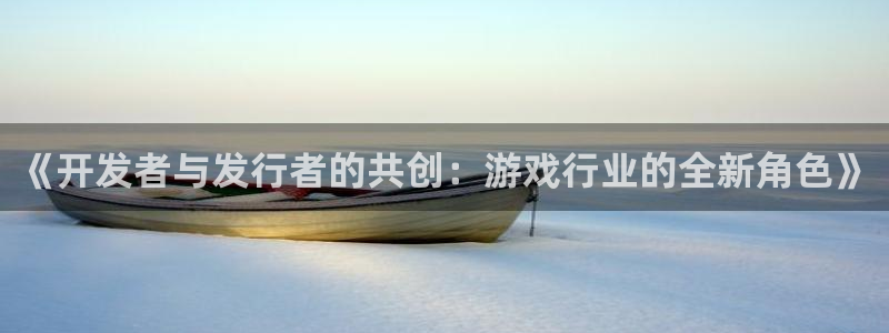 新宝GG官网注册方法是什么样的：《开发者与发行者的共创：游戏行业的全新角色》